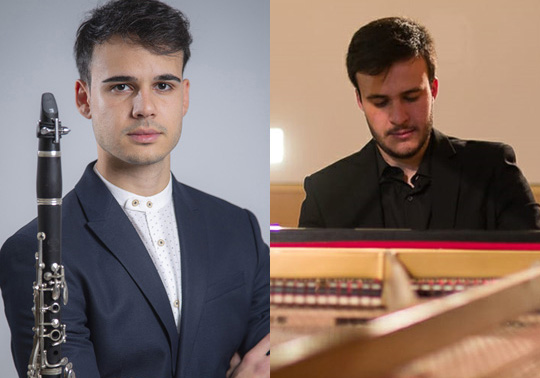 Bernardino Assunçao, clarinete. Sergio Campayo, piano. Conciertos de Primavera. Ciclo Música en la Capilla. 03/04/2019. Centre Cultural La Nau. 19.30h